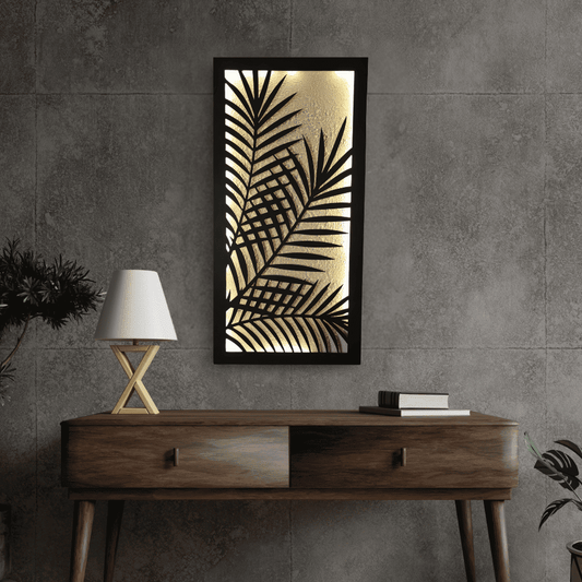 Palm Harmony Leaf | 16" x 32" (W × L)