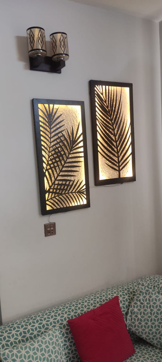 Palm Harmony Leaf | 16" x 32" (W × L)