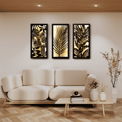 Jungle Chic Wall Art (Set of 3 Frames)