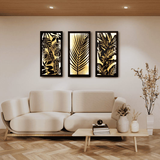 Jungle Chic Wall Art (Set of 3 Frames)