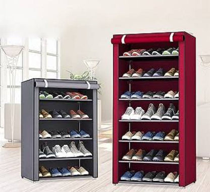Shoe Rack Organizer Detachable Shoe Rack Multi Layer Non Woven Shoe Cabinet