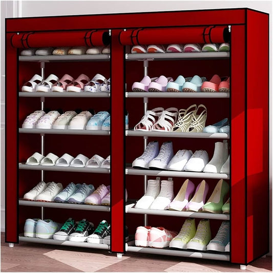 Shoe Rack Organizer Detachable Shoe Rack Multi Layer Non Woven Shoe Cabinet