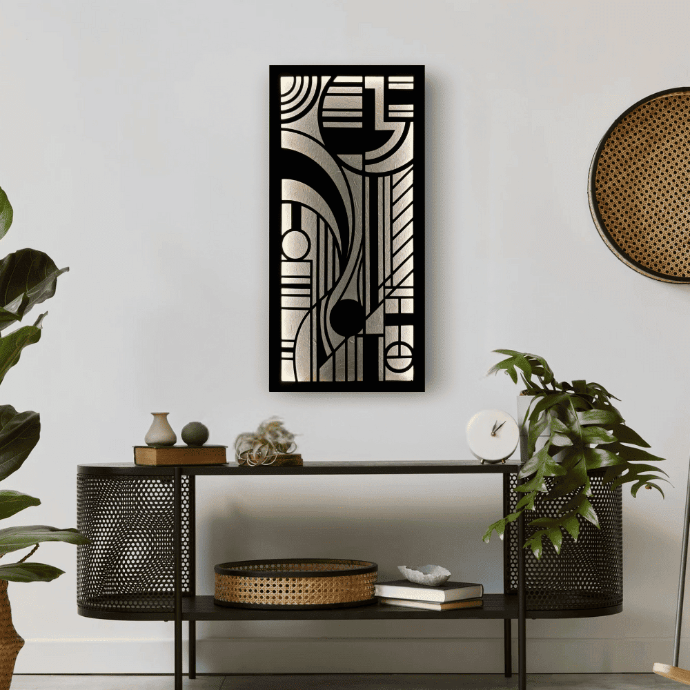 Modern Wooden Wall Decor |  16" x 32" (W × L)