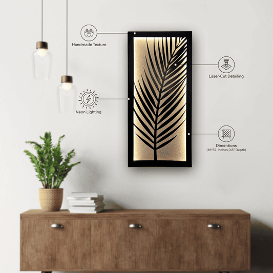 Palm Leaf |  16" x 32" (W × L)