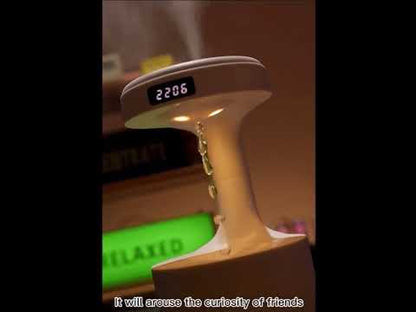 Antigravity Humidifier With Ultra-Quiet Performance, Water Drop Light Effects