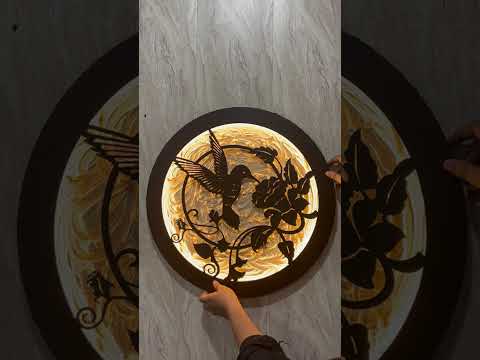 Hummingbird & Bloom | 24" Diameter (2 feet)